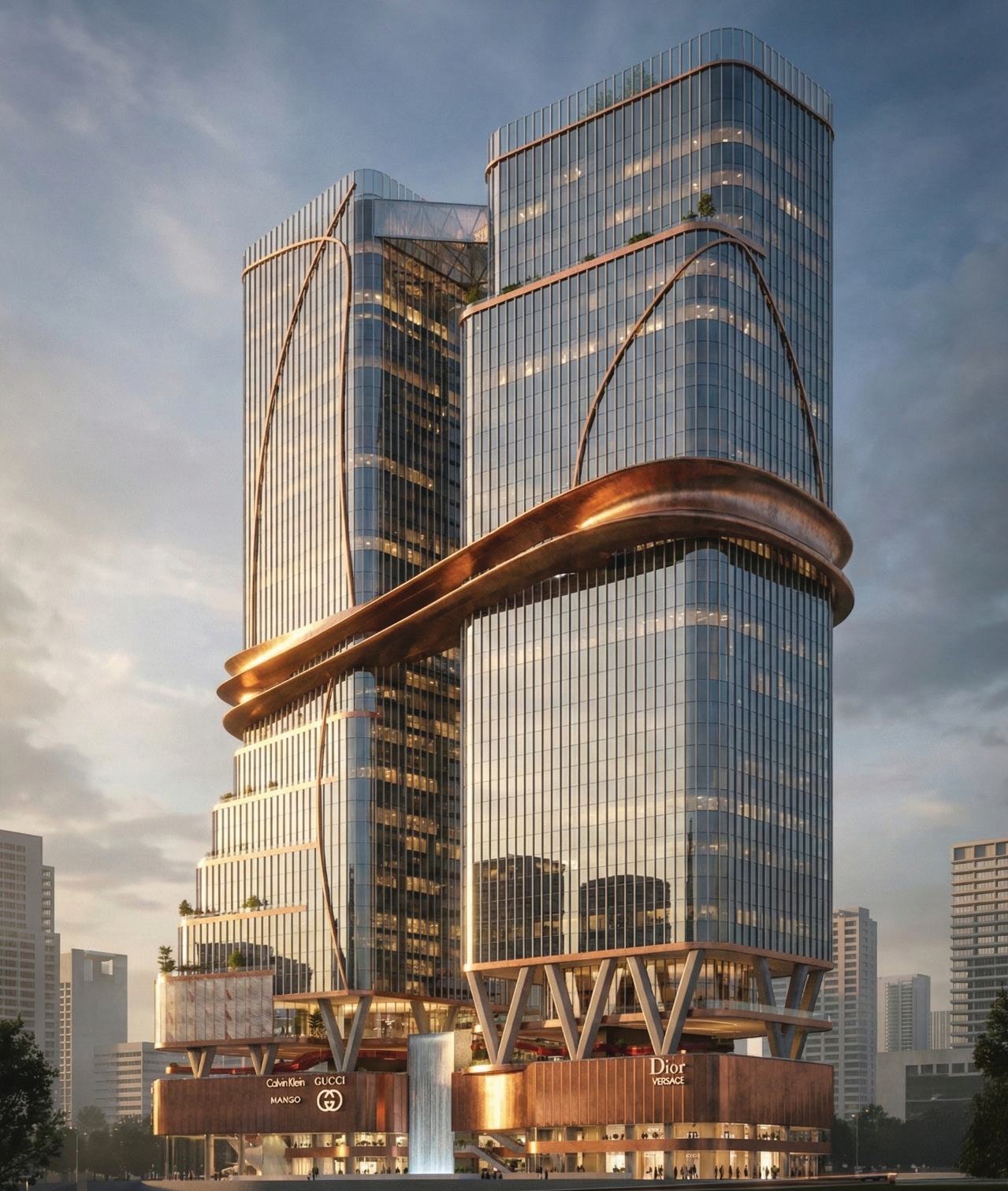 Bronze Skybridge View